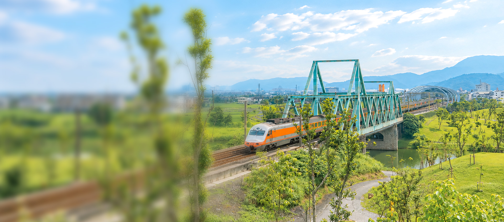 冬山鄉民宿與周邊風景